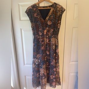 Madewell flowy mid length dress